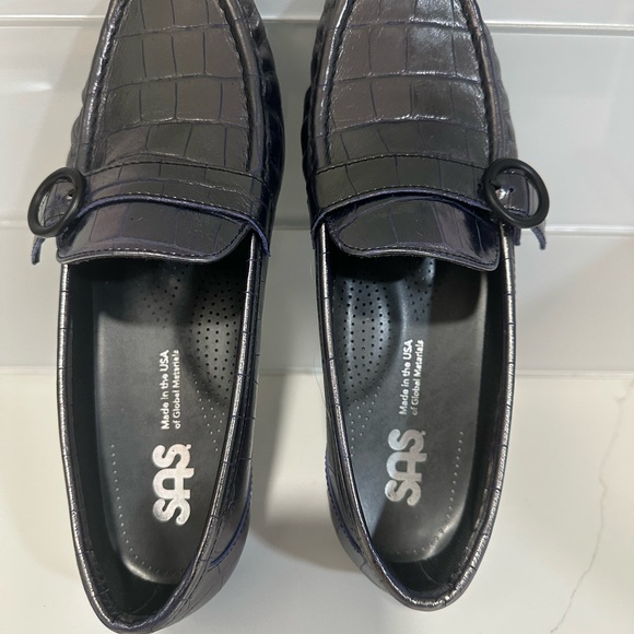 SAS Lara Slip On Loafer Moccasin Size 8M Orion Blue Genuine Leather Upper Shoes main image 11